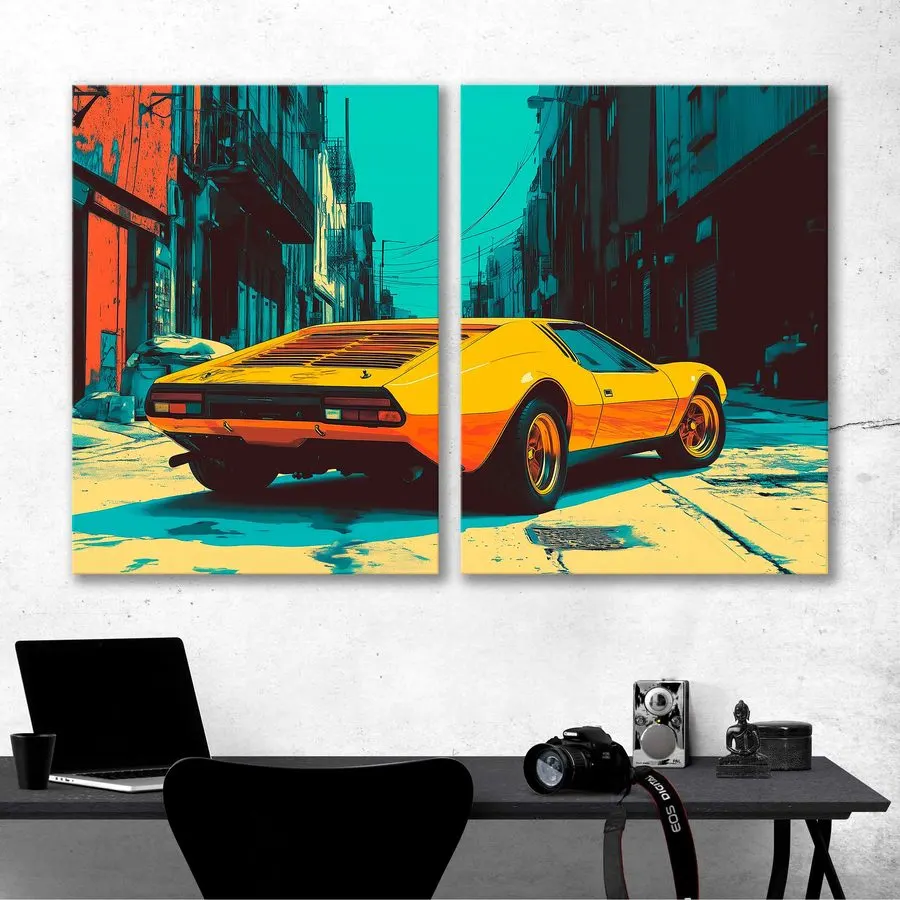 Circuit Motorsport Framed Print — Titanium