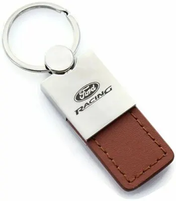 Bronze Carbon-Look Racing Keyring