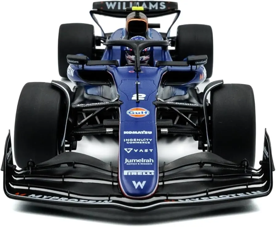 Retro Formula Racer 1:18 Collectible — Royal Blue