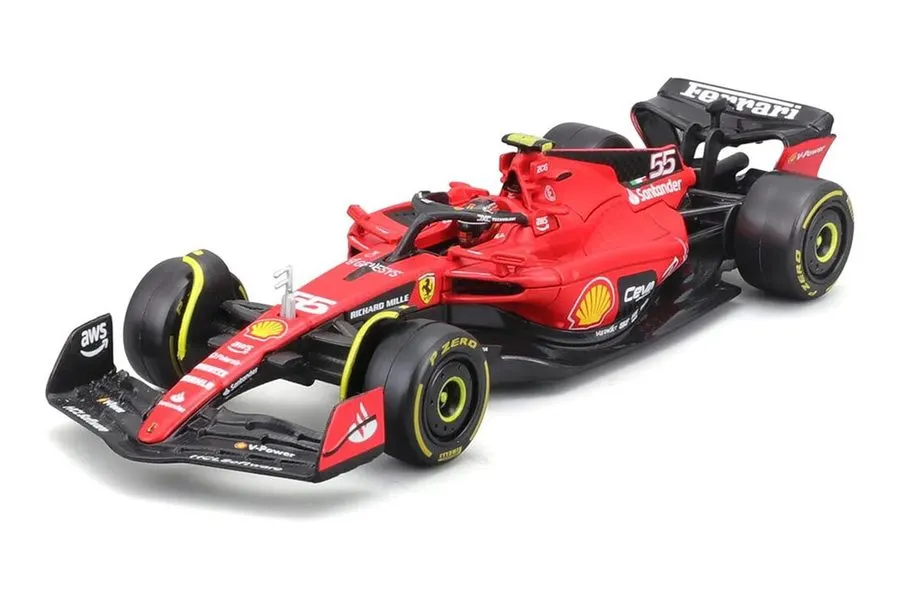 Vintage-style Formula Racer 1:18 Collectible — Scarlet