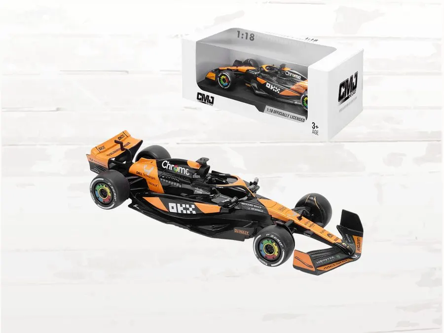 Vintage-style Formula Racer 1:18 Collectible — Bronze