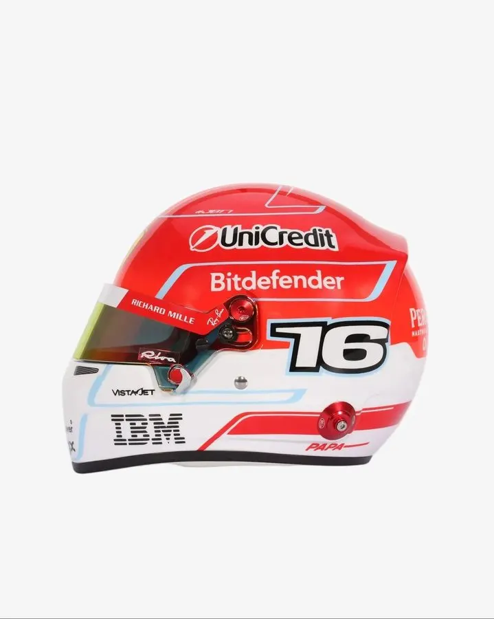 Crimson Replica Racing Helmet 1:2 Display