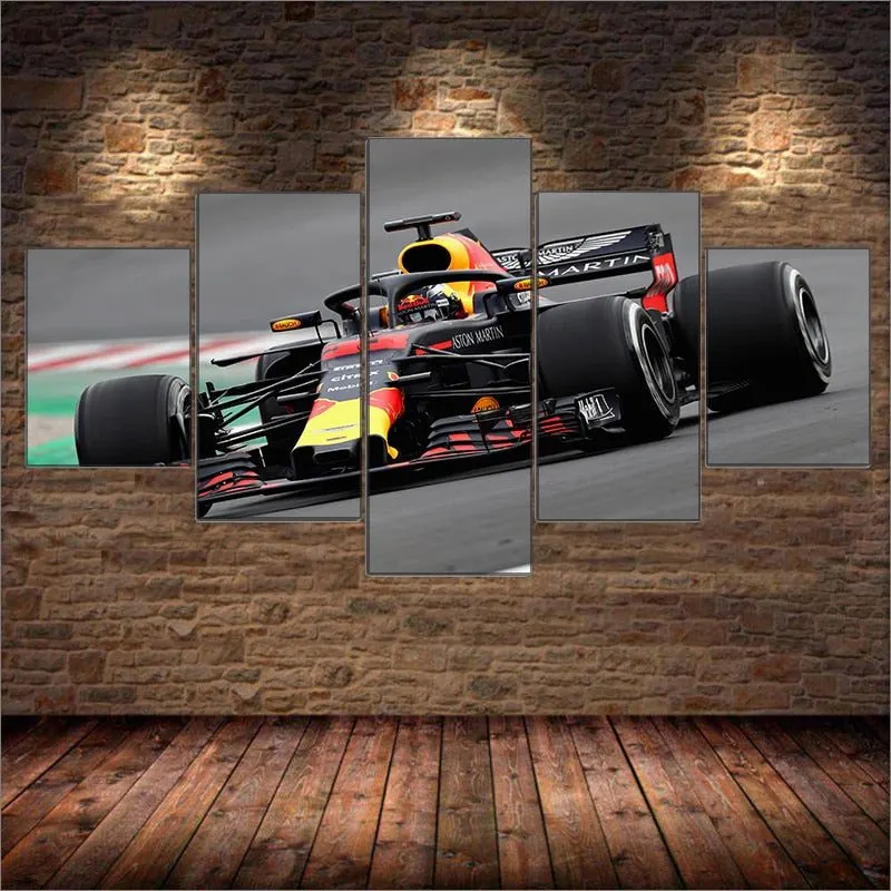 Touring Motorsport Framed Print — Amber · Slipstream Threads