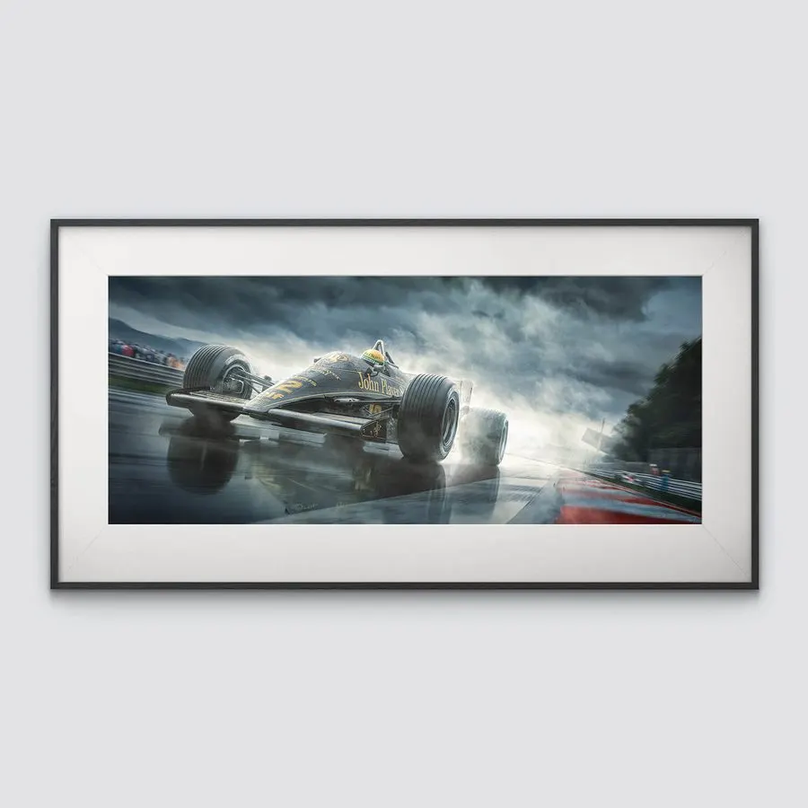 Classic Motorsport Framed Print — Sapphire
