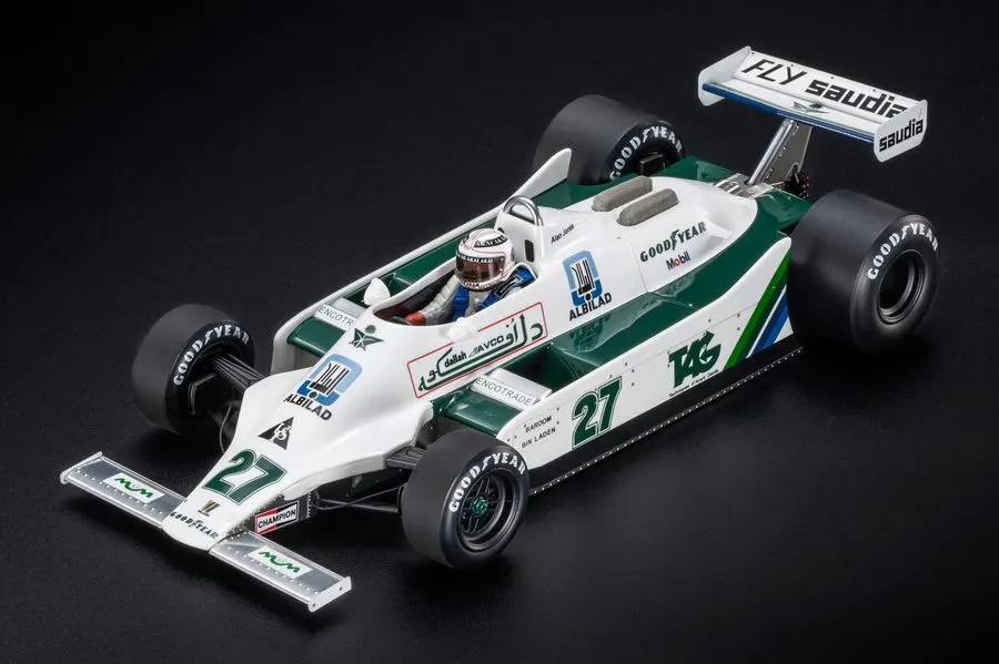Vintage-style Open-Wheel 1:43 Collectible — Silver
