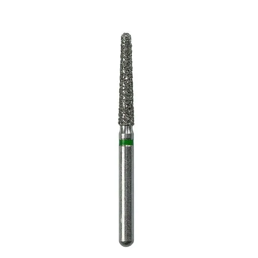 FG Round-End Tapered Diamond Bur 850-016 Coarse (Green Band)