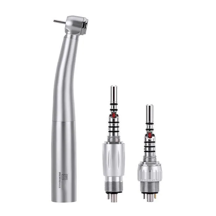 LED Fiber Optic High-Speed Handpiece, Standard Head, Triple Spray, 4/6-Hole