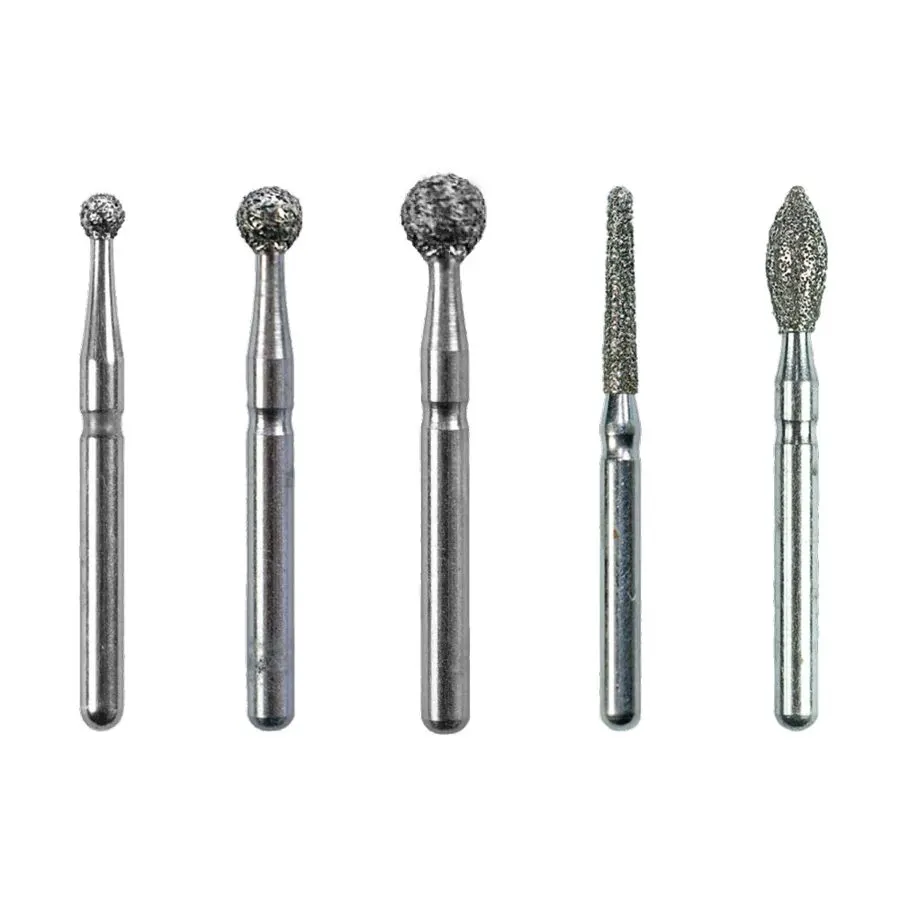 FG Diamond Bur Assorted Starter Pack (25 Burs, Mixed Shapes)