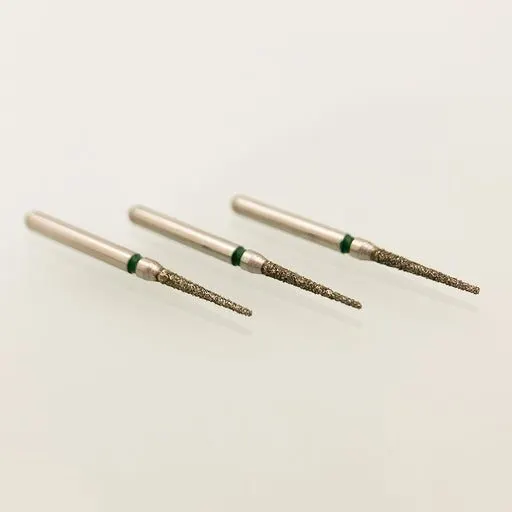 FG Needle Diamond Bur 858-010 Coarse (Green Band)