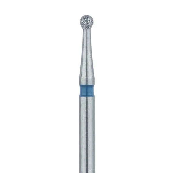 FG Round Diamond Bur 801-014 Medium Grit (Blue Band)