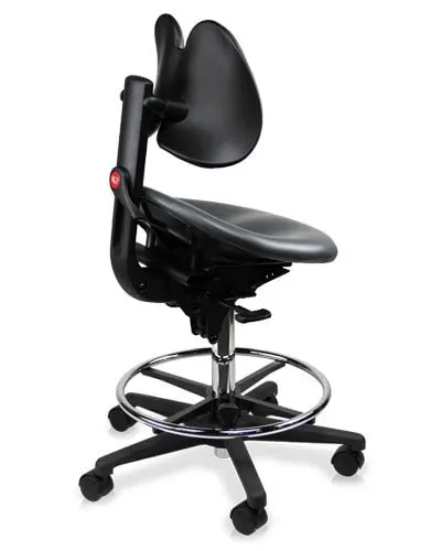 Ergonomic Dental Assistant Stool with Armrest