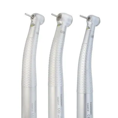 Integrated LED High-Speed Turbine, Push Button, Triple Spray, 4-Hole