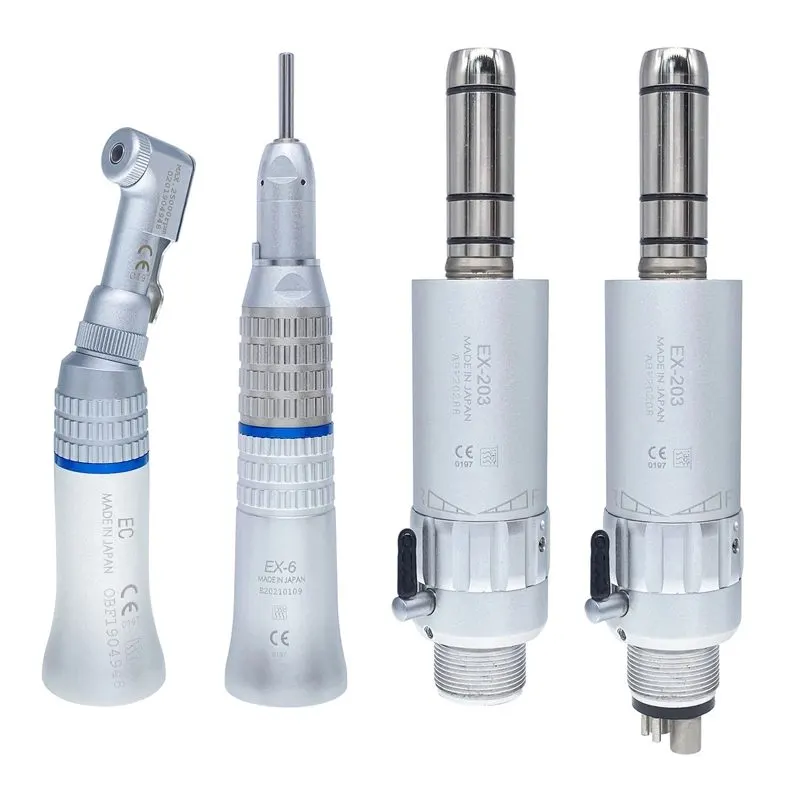 E-Type Pneumatic Micromotor, Forward/Reverse, 4-Hole