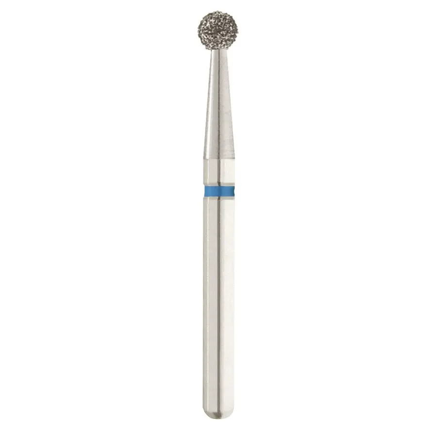 FG Round Diamond Bur 801-014 Medium Grit (Blue Band)