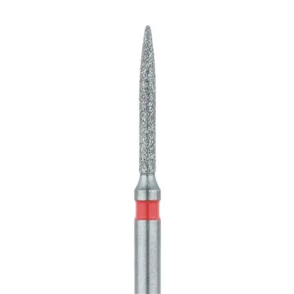 FG Flame Diamond Bur 862-010 Fine Grit (Red Band)
