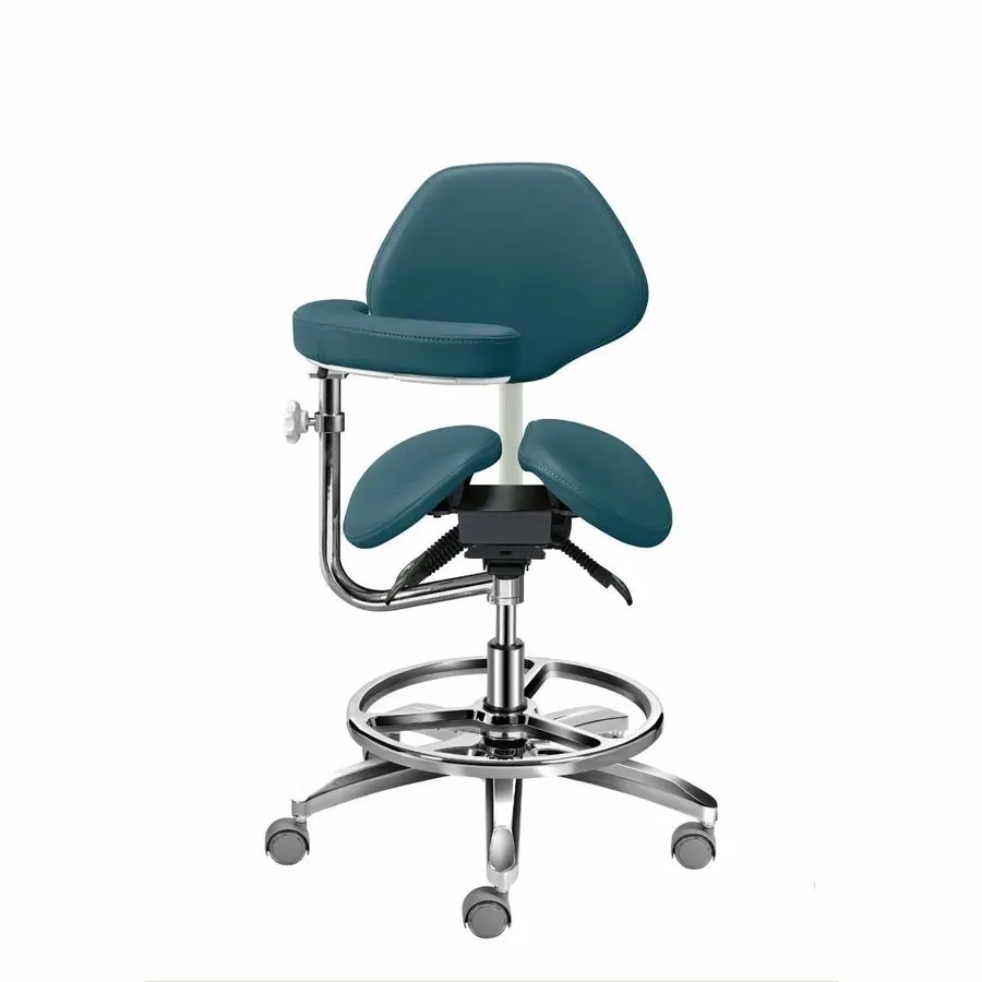 Saddle Dental Operator Stool, Microfibre
