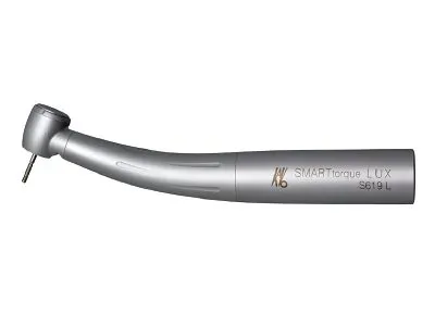 2-Hole E-Generator LED Ceramic High-Speed Handpiece, Push Button, Quad Spray