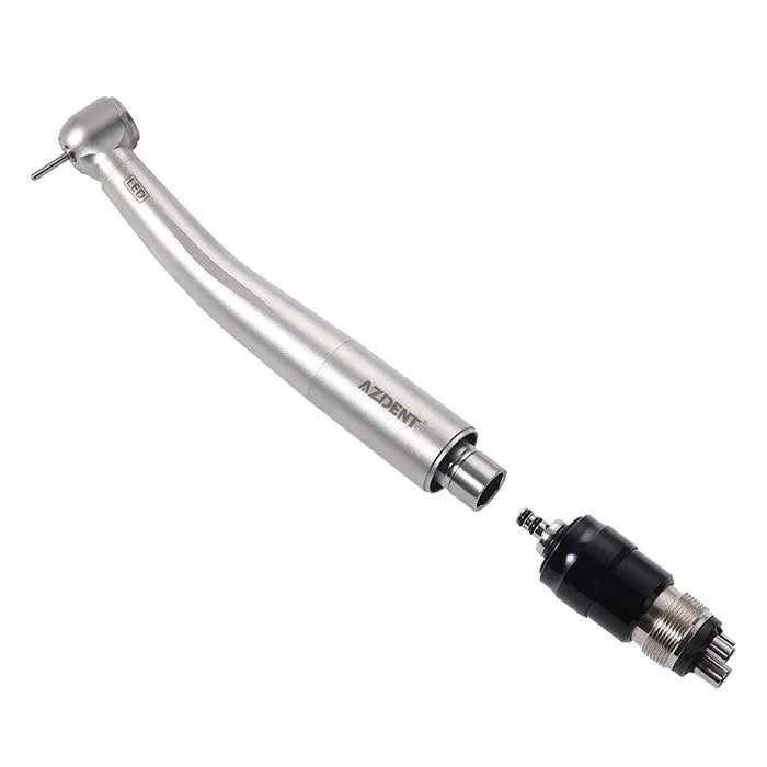 E-Generator LED Fiber Optic High-Speed Handpiece, Quad Spray, 4-Hole