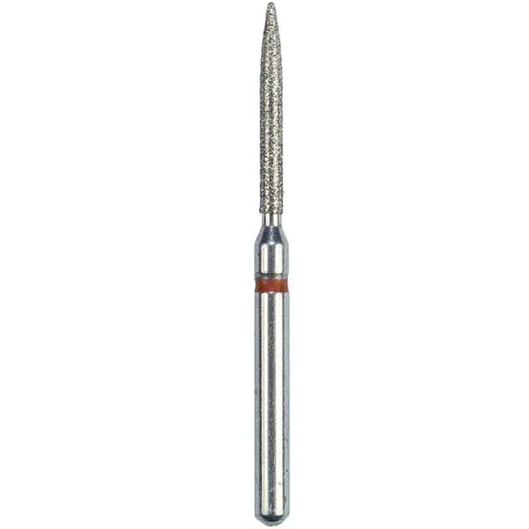 FG Long-Shank Flame Diamond Bur 863L-012 Fine Grit