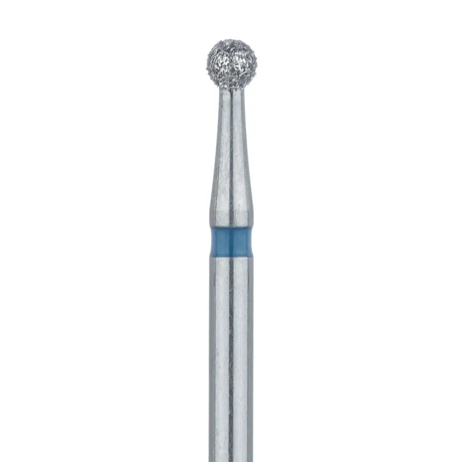 FG Short-Shank Round Diamond Bur 801-018 Pediatric Medium