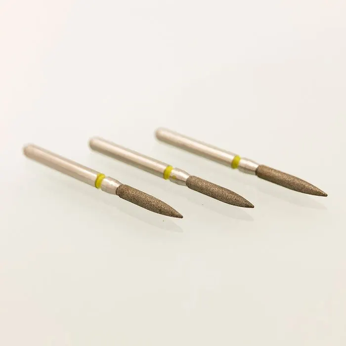 FG Gingival Curettage Diamond Bur 862-016 Extra-Fine (Yellow Band)