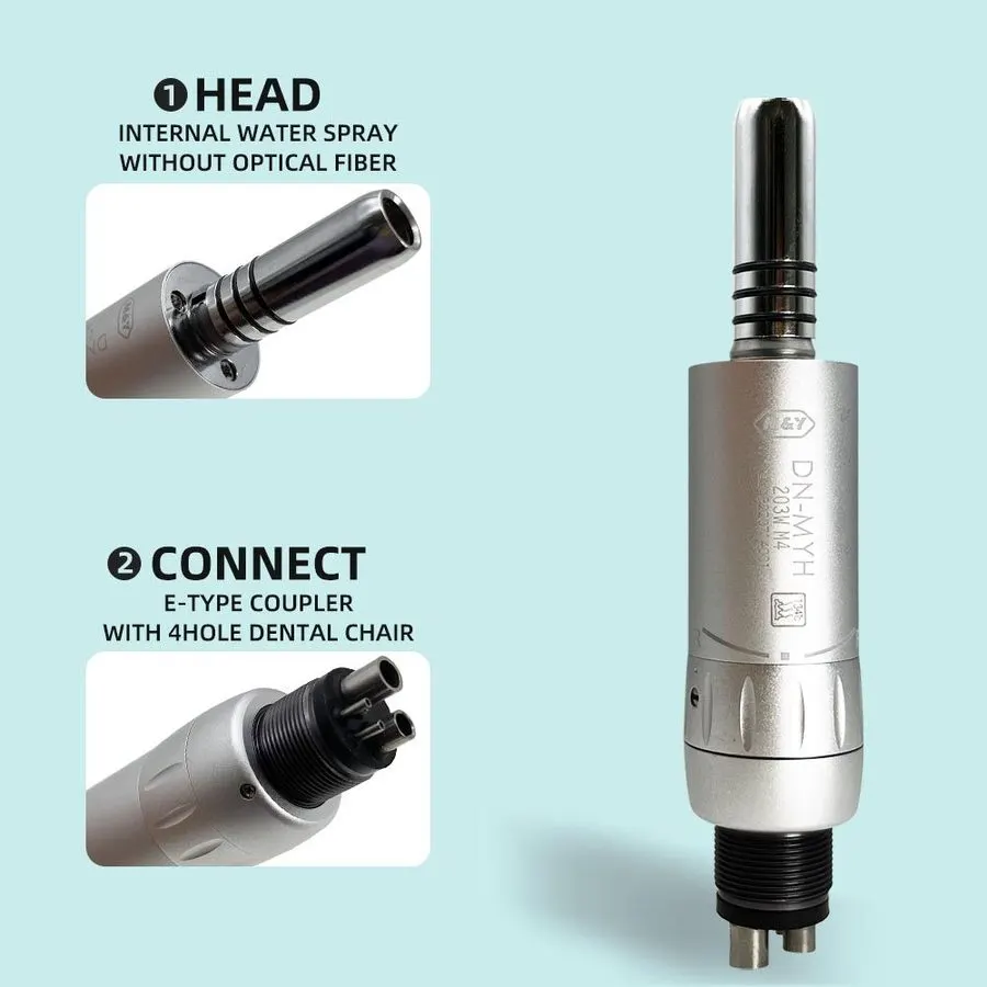 1:1 Fiber-Optic LED Contra-Angle, Removable Head