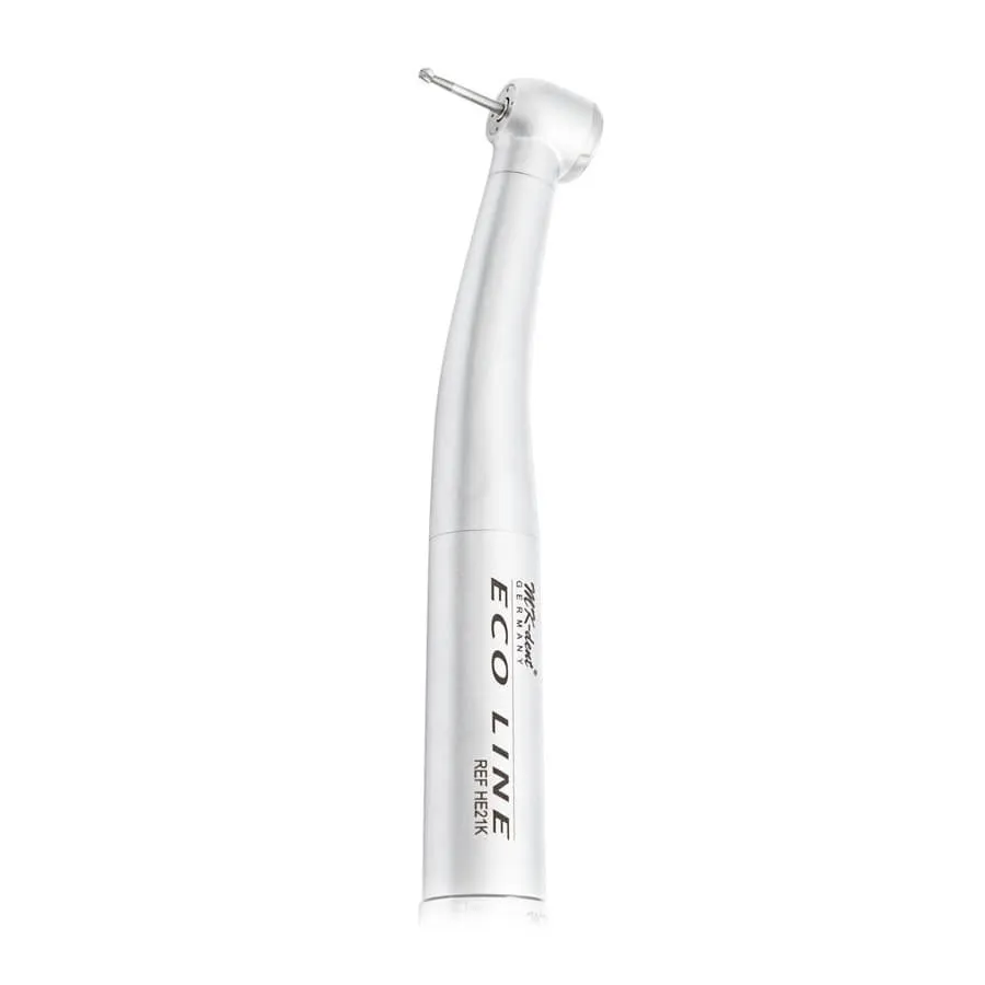 LED Fiber Optic Standard Head High-Speed Handpiece, Triple Spray, Push Button, 4/6-Hole