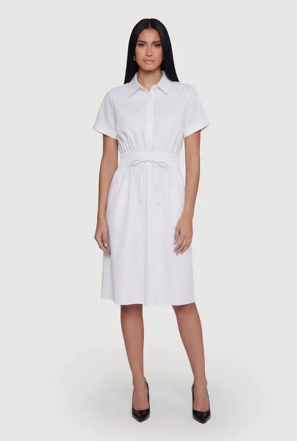 Halden Poplin Shirt Dress