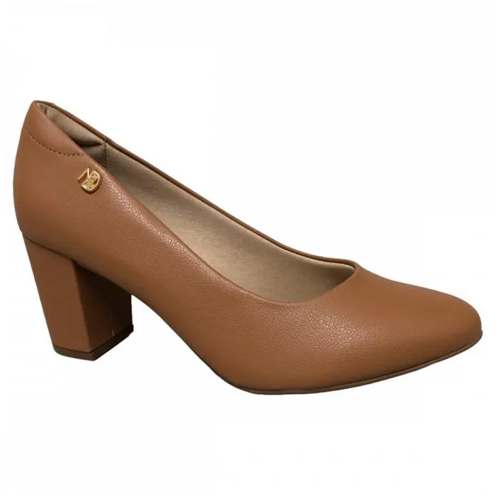 Chestnut Leather Pump