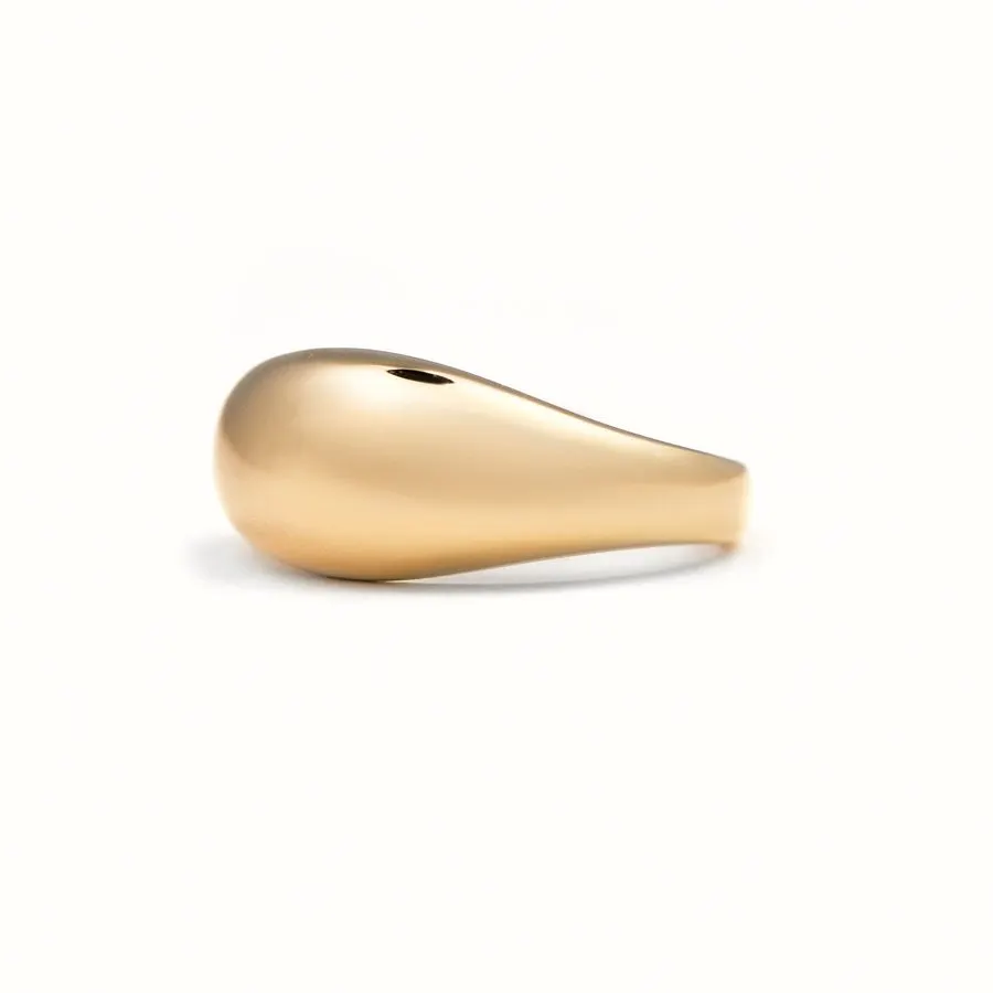 Domed Signet Band