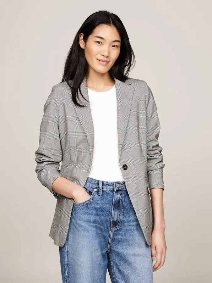 Prince of Wales Check Blazer