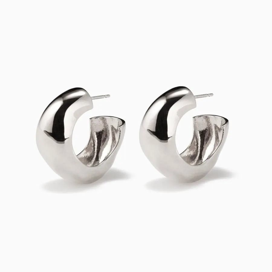 Sculpted Chunky Hoops