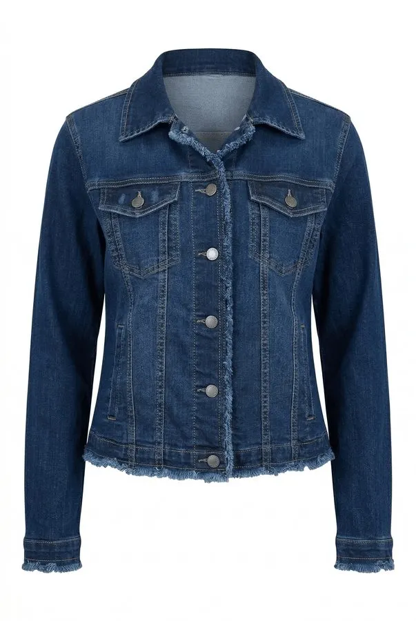 Structured Indigo Denim Jacket