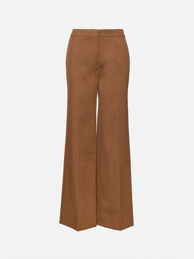 Camel Slim Suit Trousers