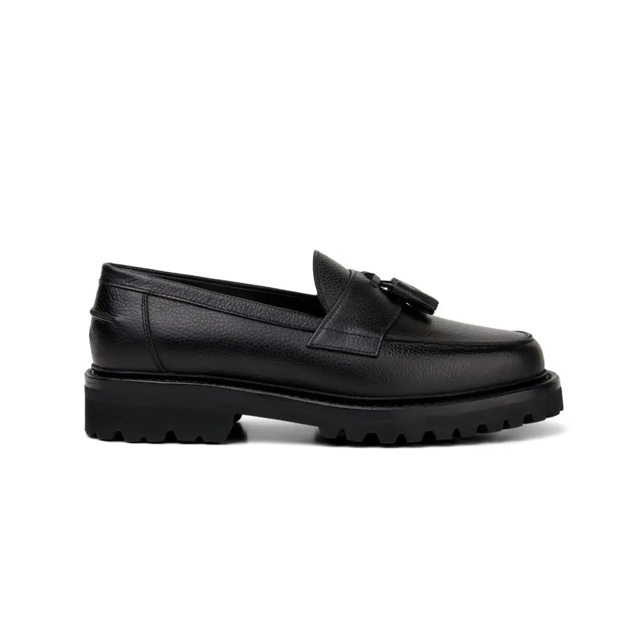Onyx Classic Leather Loafers