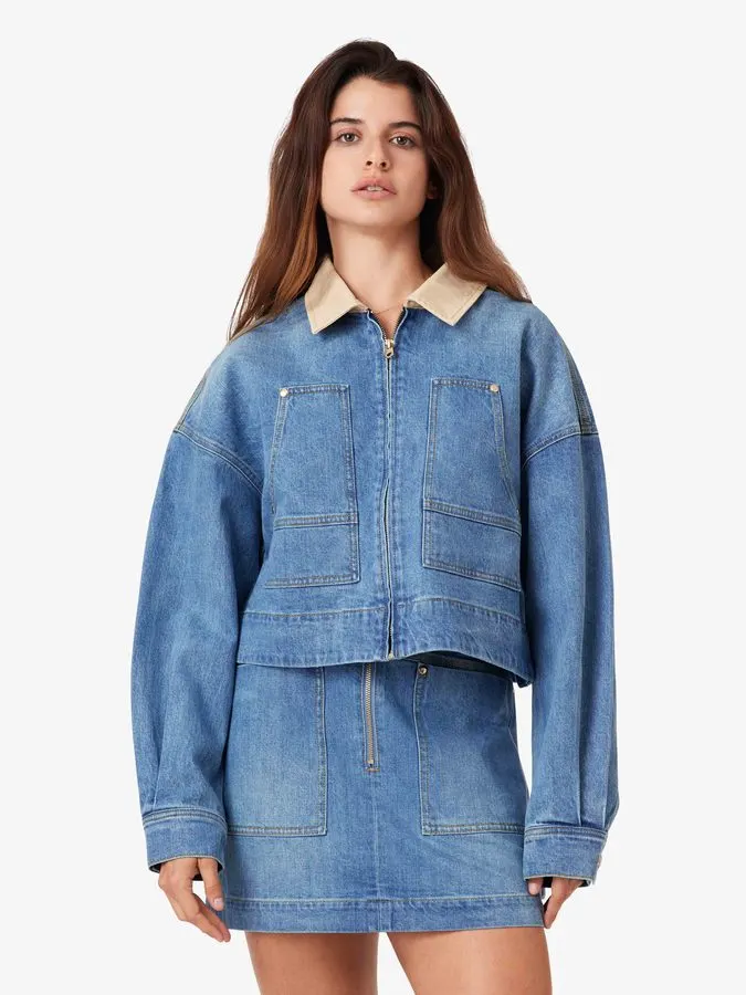 Utility Double-Denim Jacket
