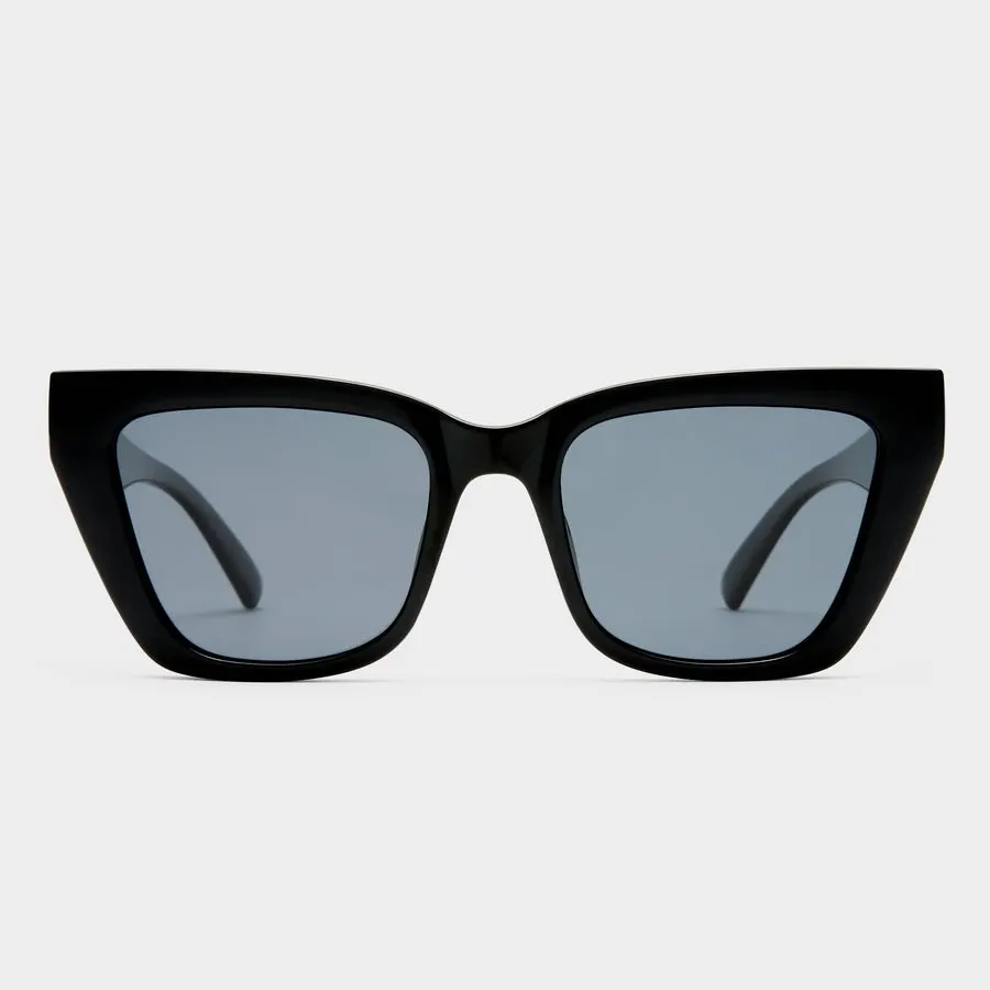 Smoke Cat-Eye Sunglasses