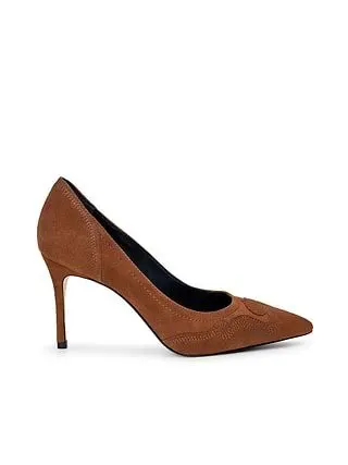 Tan Pointed Pump