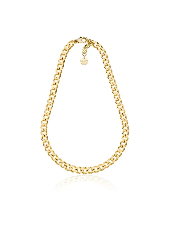 Gilded Curb Chain Necklace