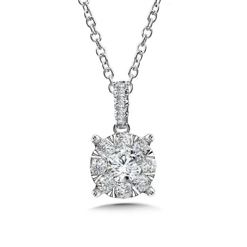 Mirage Pave Pendant Necklace