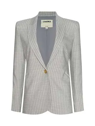 Pinstripe Tailored Blazer