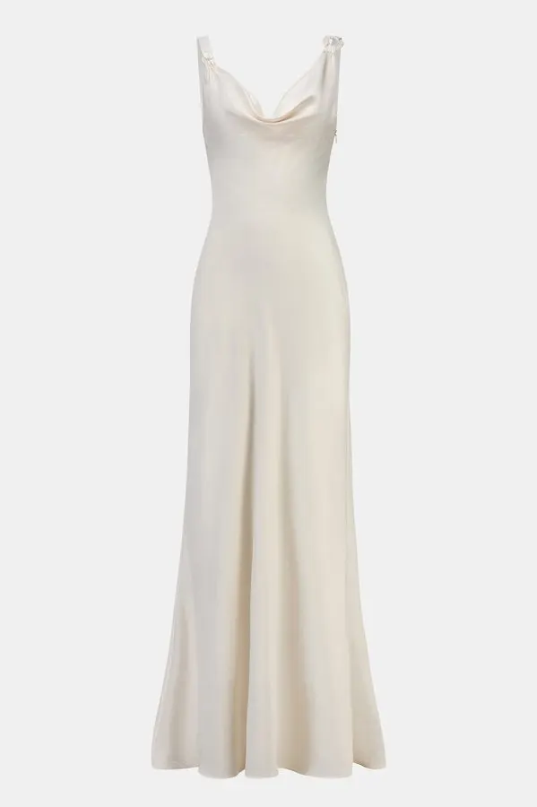 Soiree Cowl-Neck Gown