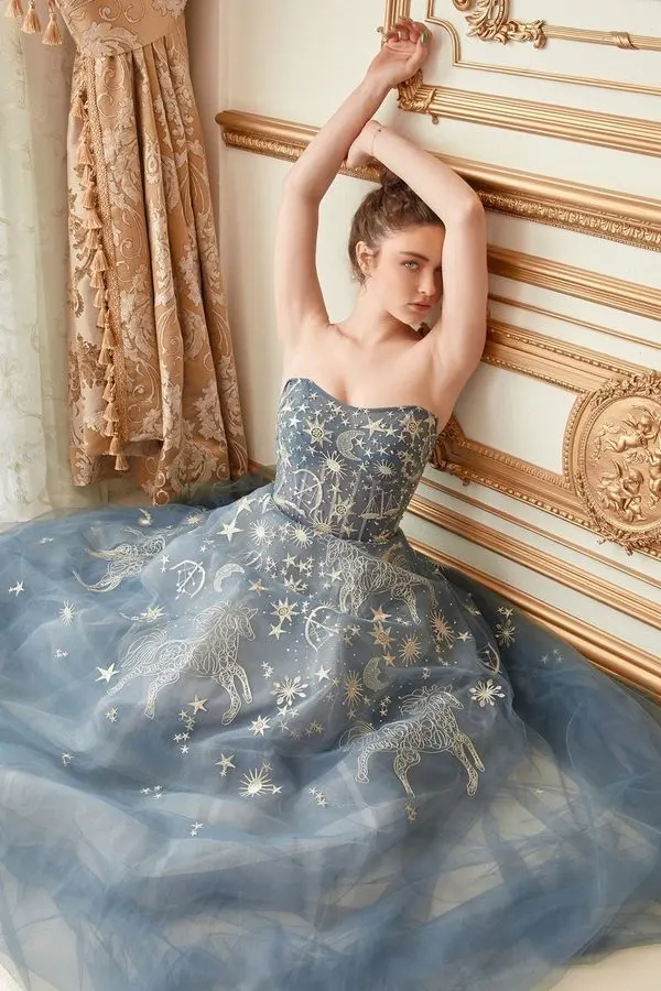 Constellation Crystal Gown