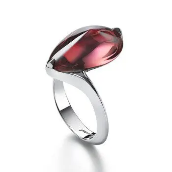 Crimson Statement Ring