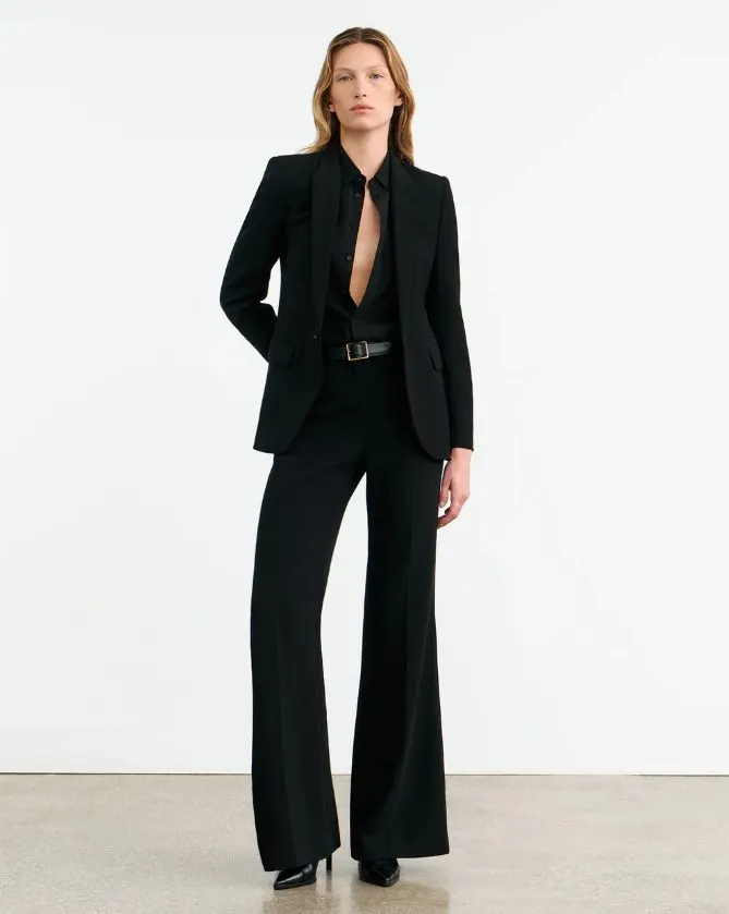 Plunge Tuxedo Blazer