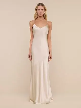 Gilded Champagne Silk Slip