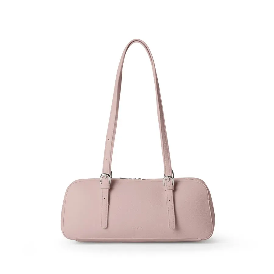 Blush Editorial Baguette Bag