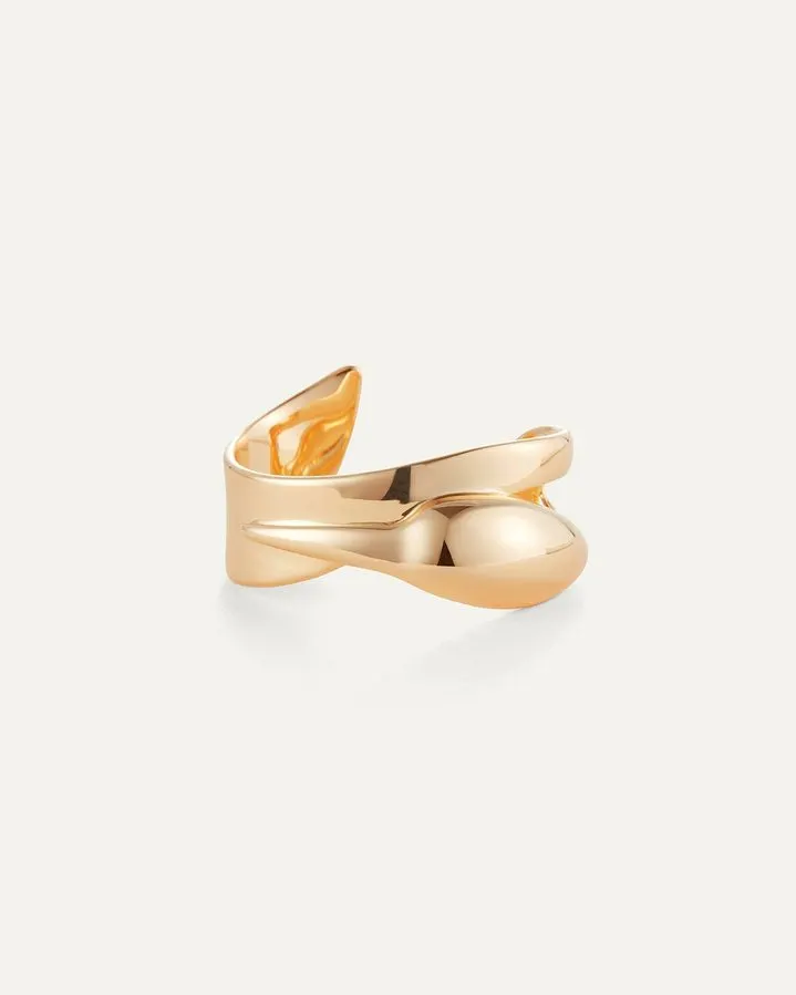 Colette Domed Gold Cuff