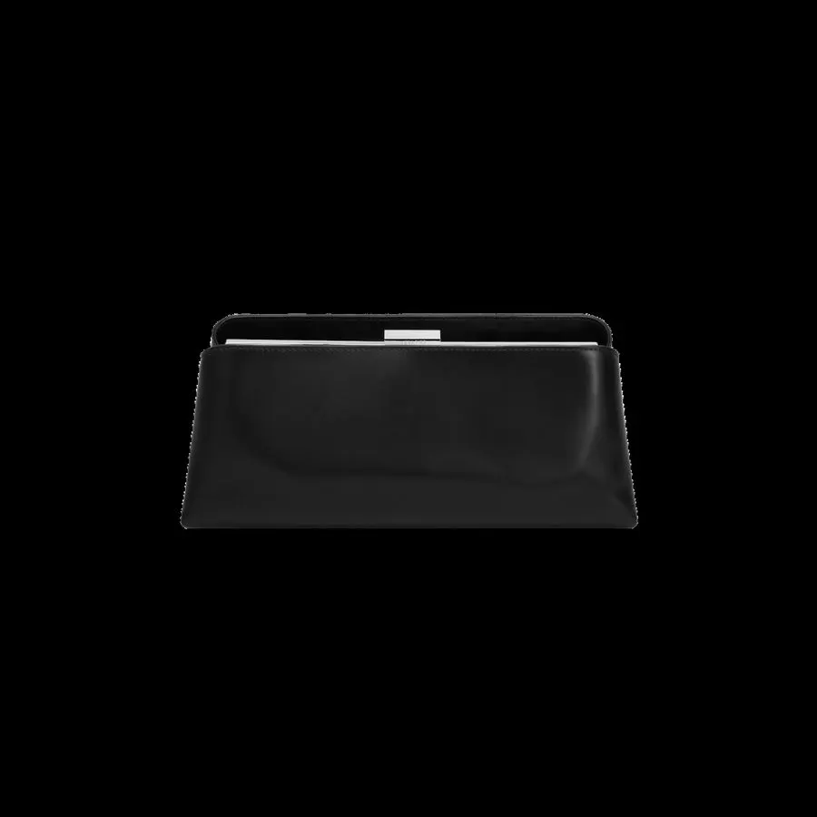 Noir Minimal Box Clutch