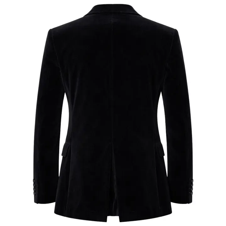 Velvet-Touch Noir Blazer